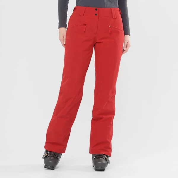 SALOMON EDGE PANT W RED CHILI 22 4 SALOMON EDGE PANT W RED CHILI 22 - Image 2
