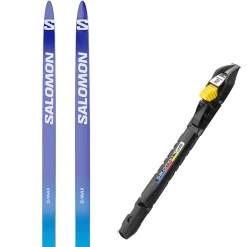 SALOMON S/MAX SKATE JR + SALOMON SNS UNIVERSAL JUNIOR