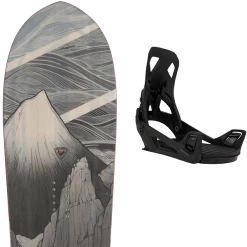 ROSSIGNOL XV SUSHI + BURTON STEP ON MENS BLACK