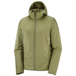 SALOMON OUTRACK INSULATED HOODIE W MARTINI OLIVE 22