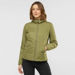 SALOMON OUTRACK INSULATED HOODIE W MARTINI OLIVE 22 -Ski Equipment Store 9 115996 outrack insulated hoodie w martini olive lc1391200 04