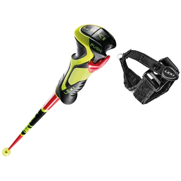 LEKI WORLDCUP LITE SL 3D RED/BLACK/NEON YELLOW 23 5 LEKI WORLDCUP LITE SL 3D RED/BLACK/NEON YELLOW 23 - Image 3