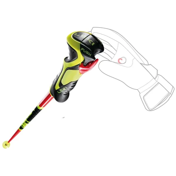 LEKI WORLDCUP LITE SL 3D RED/BLACK/NEON YELLOW 23 6 LEKI WORLDCUP LITE SL 3D RED/BLACK/NEON YELLOW 23 - Image 4