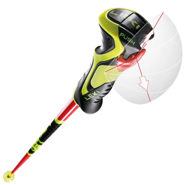 LEKI WORLDCUP LITE SL 3D RED/BLACK/NEON YELLOW 23 7 LEKI WORLDCUP LITE SL 3D RED/BLACK/NEON YELLOW 23 - Image 5