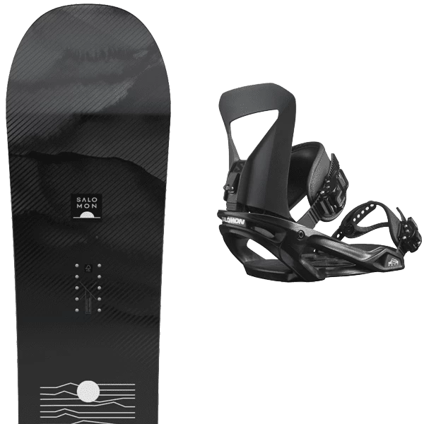 SALOMON PULSE + SALOMON PACT BLACK 3 SALOMON PULSE + SALOMON PACT BLACK