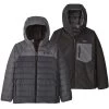 PATAGONIA K'S REVERSIBLE DOWN SWEATER HOODY INK BLACK 23 -Ski Equipment Store 9 128292 68640 inbk 01