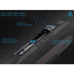 SKI SKETT FAST SKATE PRO + SALOMON PROLINK RACE SKATE -Ski Equipment Store 9 43752 prolink race sk 405701 04